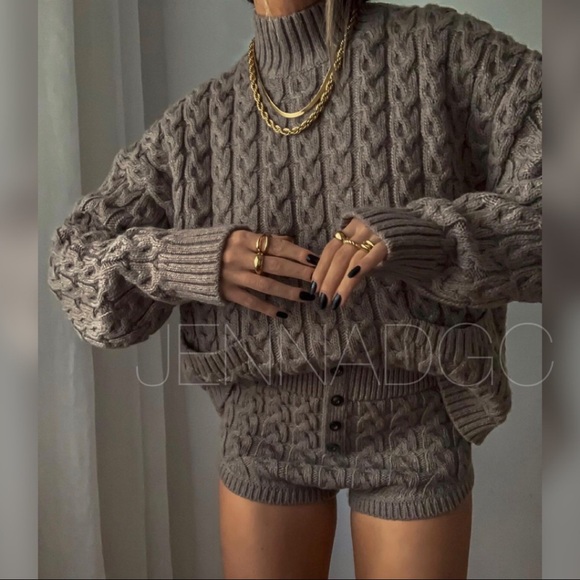 Zara Other - Zara Cable Knit Set NWT